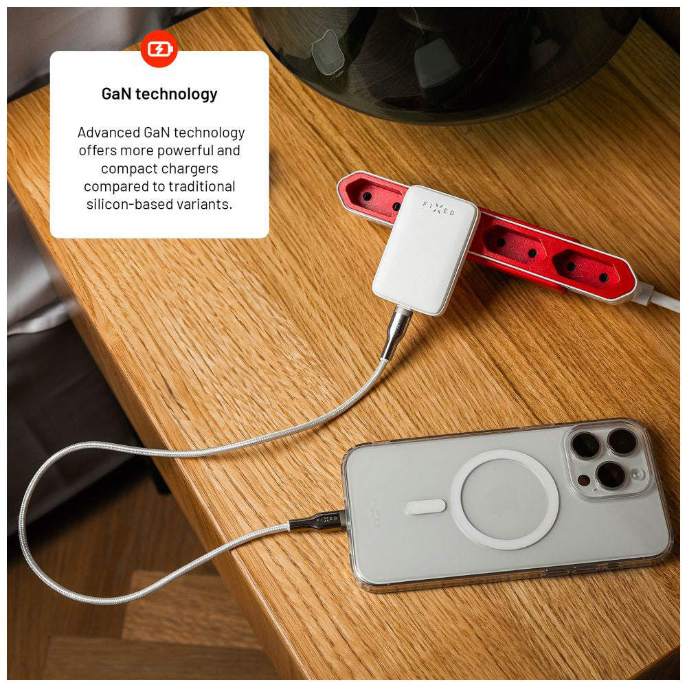Cargador de Red Fixed, 30W, 3A, 1 x USB-C, Blanco