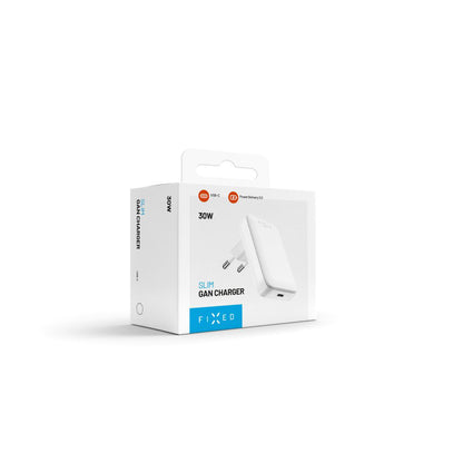 Cargador de Red Fixed, 30W, 3A, 1 x USB-C, Blanco