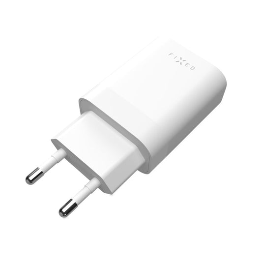 Cargador de Red Fixed, 35W, 3A, 2 x USB-C, Blanco