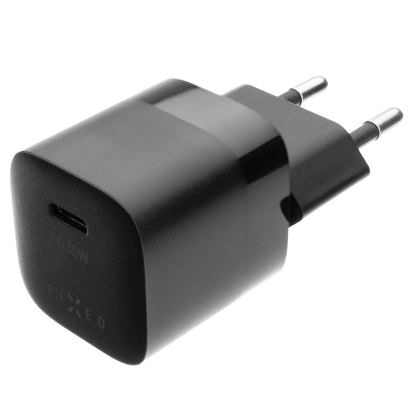 Cargador de Red Fixed Mini, 30W, 3A, 1 x USB-C, Negro