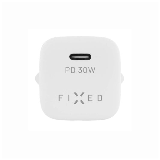 Cargador de Red Fixed Mini, 30W, 3A, 1 x USB-C, Blanco