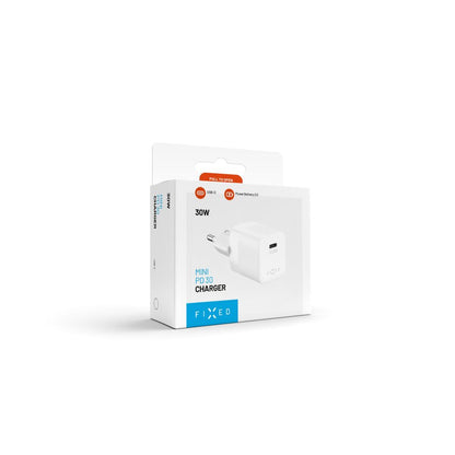 Cargador de Red Fixed Mini, 30W, 3A, 1 x USB-C, Blanco