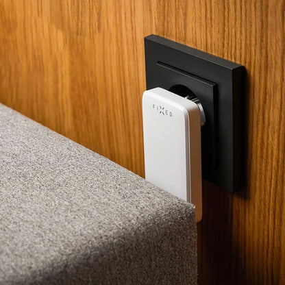 Cargador de Red Fixed Slim, 45W, 3A, 2 x USB-C, Blanco