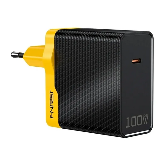 Cargador de red Fnirsi, 100W, 5A, 1 x USB-C, Negro