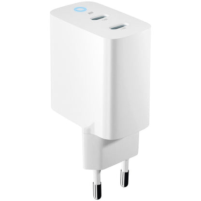 Forever Network Charger TC-06-65CC, 65 W, 3,25 A, 2 x USB-C, blanco 