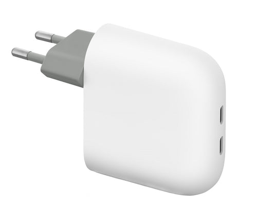 Cargador de Red Google, 67W, 4A, 2 x USB-C, Blanco GA09856-EU