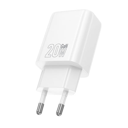 Cargador de Red HOCO N60, 20W, 3A, 1 x USB-C, Blanco