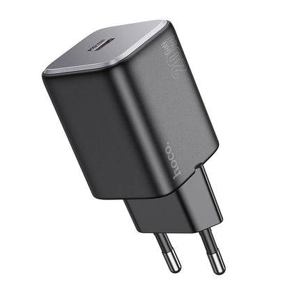 Cargador de Red HOCO N40, 20W, 3A, 1 x USB-C, Negro