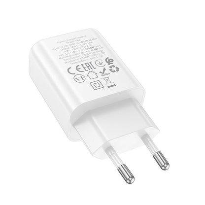 Cargador de Red HOCO N62, 30W, 3A, 1 x USB-C, Blanco