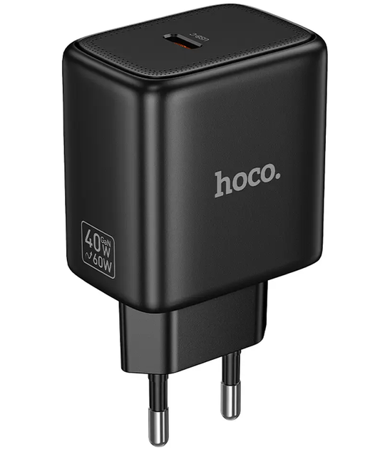 Cargador de Red HOCO N83, 40W, 3A, 1 x USB-C, Negro