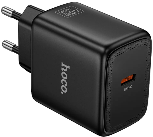 Cargador de Red HOCO N83, 40W, 3A, 1 x USB-C, Negro