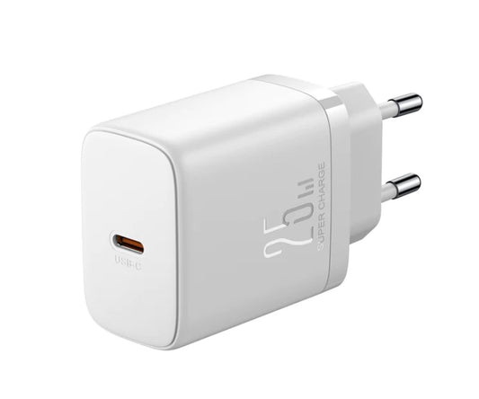 Cargador de red Joyroom JR-TCF11, 25W, 3A, 1 x USB-C, Blanco 