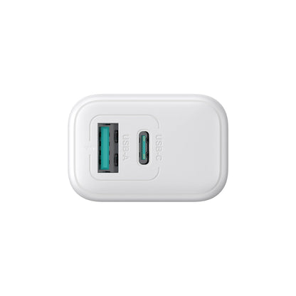 Cargador de Red Joyroom JR-TCF21, 20W, 3A, 1 x USB-A - 1 x USB-C, Blanco