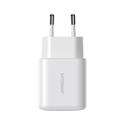Cargador de Red Joyroom JR-TCF21, 20W, 3A, 1 x USB-A - 1 x USB-C, Blanco