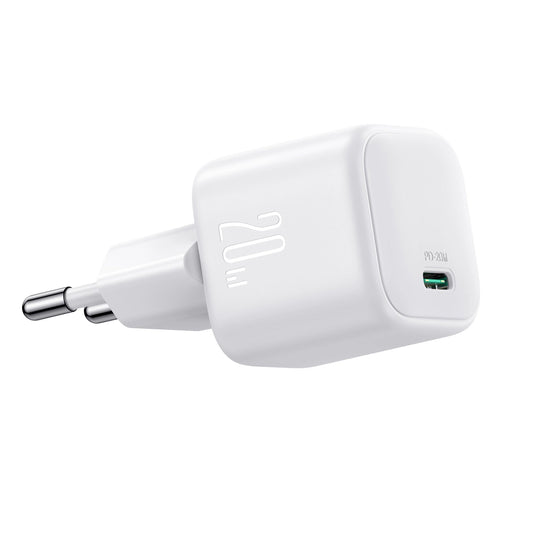 Cargador de Red Joyroom JR-TCG08, 20W, 3A, 1 x USB-C, Blanco