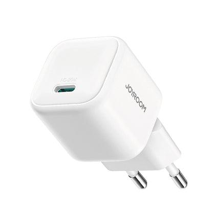 Cargador de Red Joyroom JR-TCG08, 20W, 3A, 1 x USB-C, Blanco