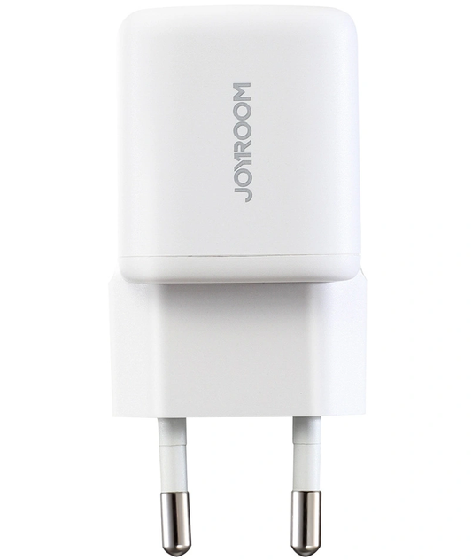 Cargador de Red Joyroom JR-TG7, 33W, 3A, 1 x USB-A - 1 x USB-C, Blanco