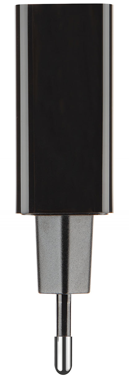 Cargador de Red MaXlife MXTC-12, 24W, 2.4A, 2 x USB-A, Negro