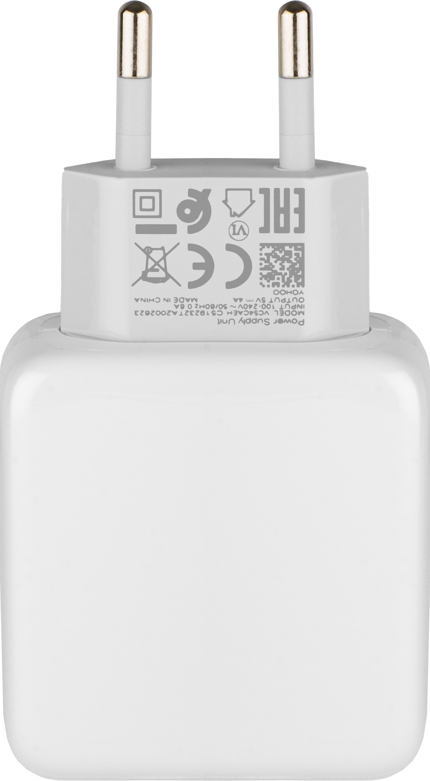 Cargador de Red Realme, 20W, 4A, 1 x USB-A, Blanco VC54JCEH