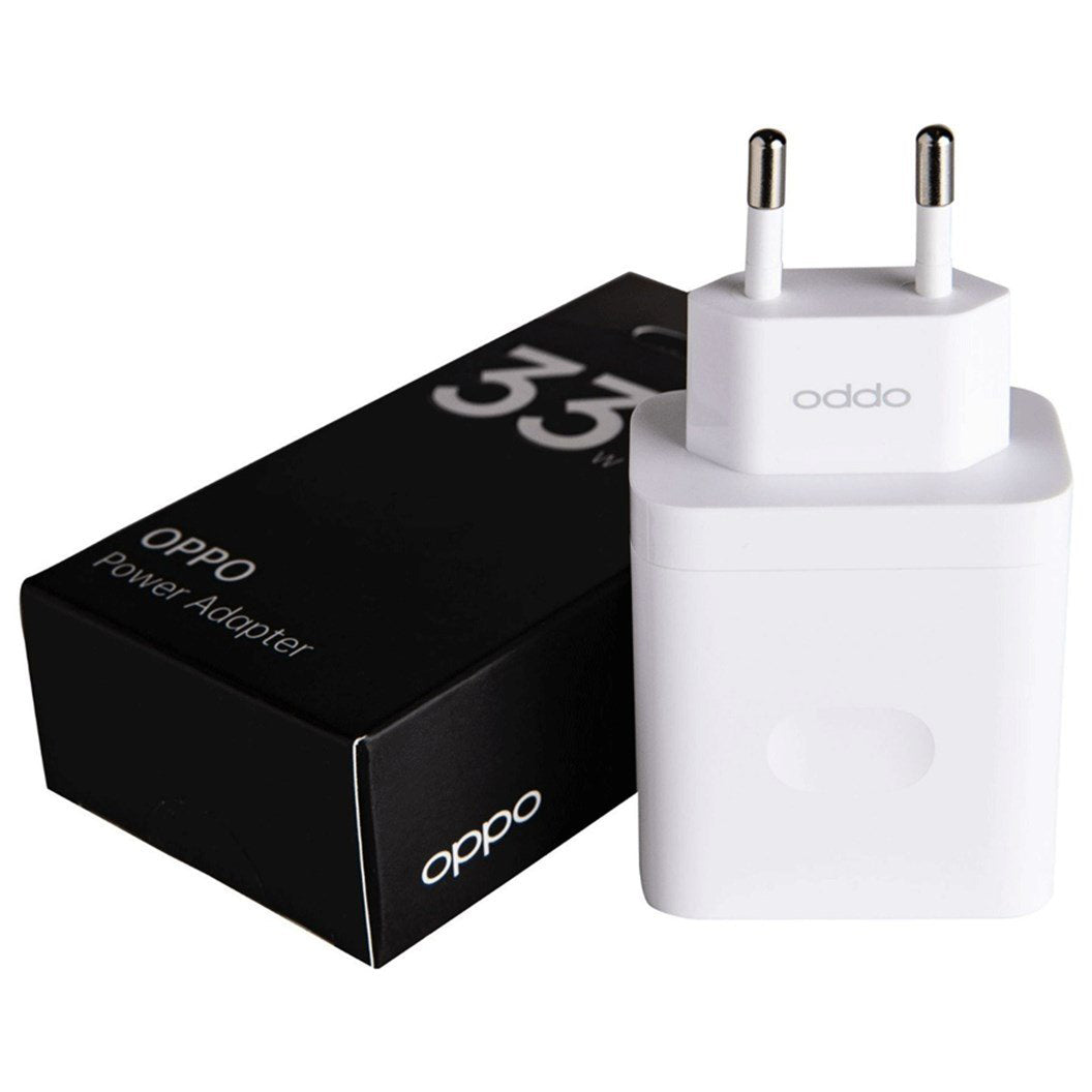 Cargador de red Oppo VCB3HAEH, 33W, 3A, 1 x USB-A, Blanco 