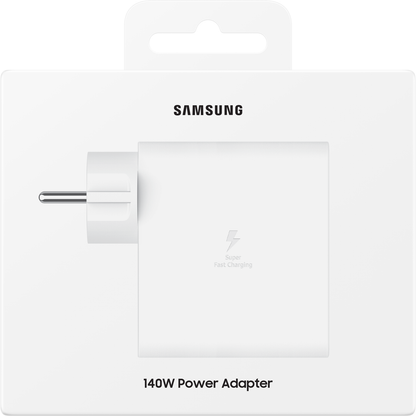 Cargador de Red Samsung, 140W, 5A, 1 x USB-C, Blanco EP-TB410NWEGWW