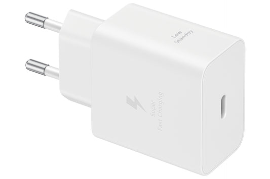 Cargador de Red Samsung, 45W, 4.05A, 1 x USB-C, Blanco EP-T4511NWEGEU