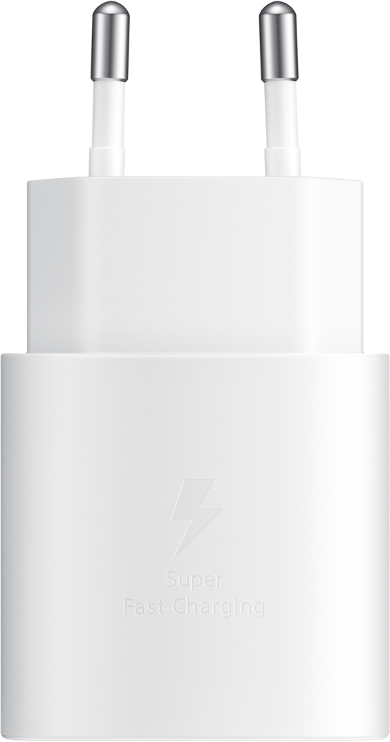 Cargador de red Samsung EP-TA800, 25 W, 3 A, 1 x USB-C, blanco GP-PTU021SOAWWQ