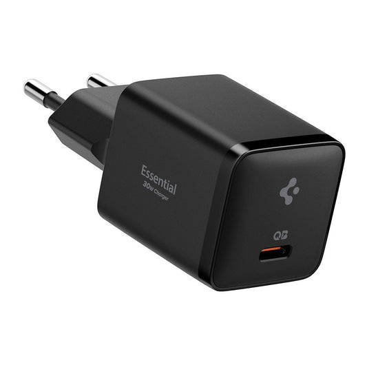 Cargador de red Spigen EE301EU Essential, 30W, 3A, 1 x USB-C, Negro ACH09493