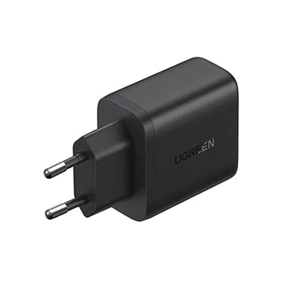 Cargador de Red UGREEN X227, 20W, 3A, 1 x USB-A - 1 x USB-C, Negro