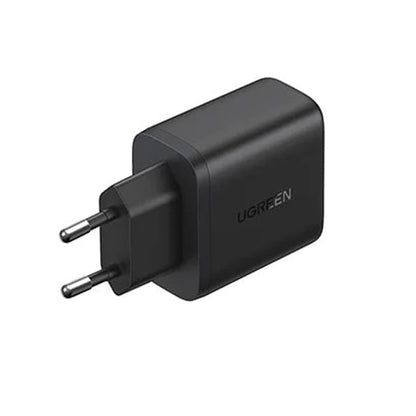 Cargador de Red UGREEN X227, 20W, 3A, 1 x USB-A - 1 x USB-C, Negro