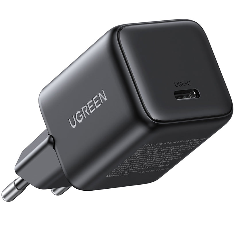 Cargador de Red UGREEN X513, 30W, 3A, 1 x USB-C, Negro