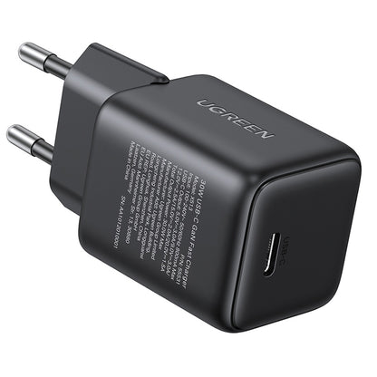 Cargador de Red UGREEN X513, 30W, 3A, 1 x USB-C, Negro