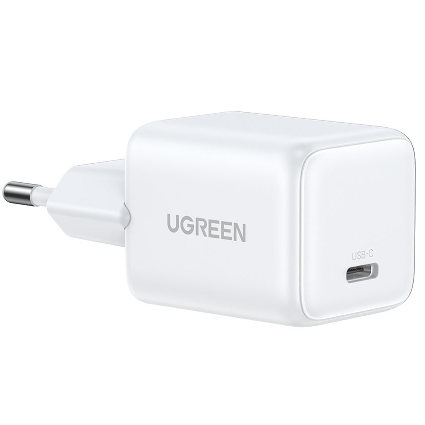 Cargador de Red UGREEN X513, 30W, 3A, 1 x USB-C, Blanco