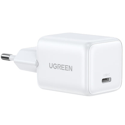 Cargador de Red UGREEN X513, 30W, 3A, 1 x USB-C, Blanco