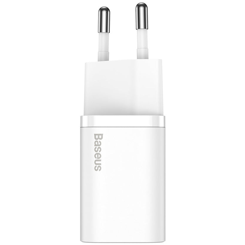 Cargador de red Baseus Super Si, 20 W, 3 A, 1 x USB-C, blanco CCSUP-B02