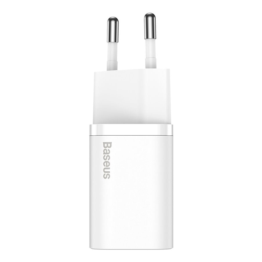 Cargador de red Baseus Super Si, 25 W, 3 A, 1 x USB-C, blanco CCSP020102