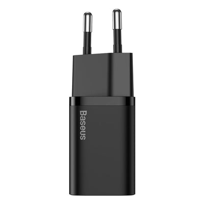 Cargador de red Baseus Super Si, 25 W, 3 A, 1 x USB-C, negro CCSP020101