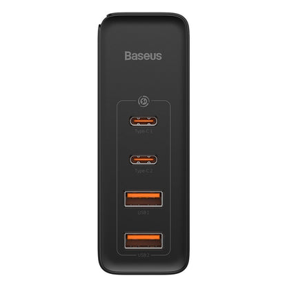 Cargador de red Baseus GaN2 Pro, 100W, 5A, 2 x USB-A - 2 x USB-C, Negro CCGAN2P-L01