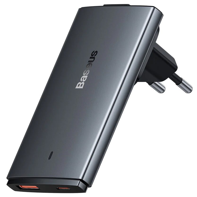 Baseus GaN5 Pro Ultra Slim, 65W, 3,25A, 1 x USB-C, 1 x USB-C, Gris CCGP150113 