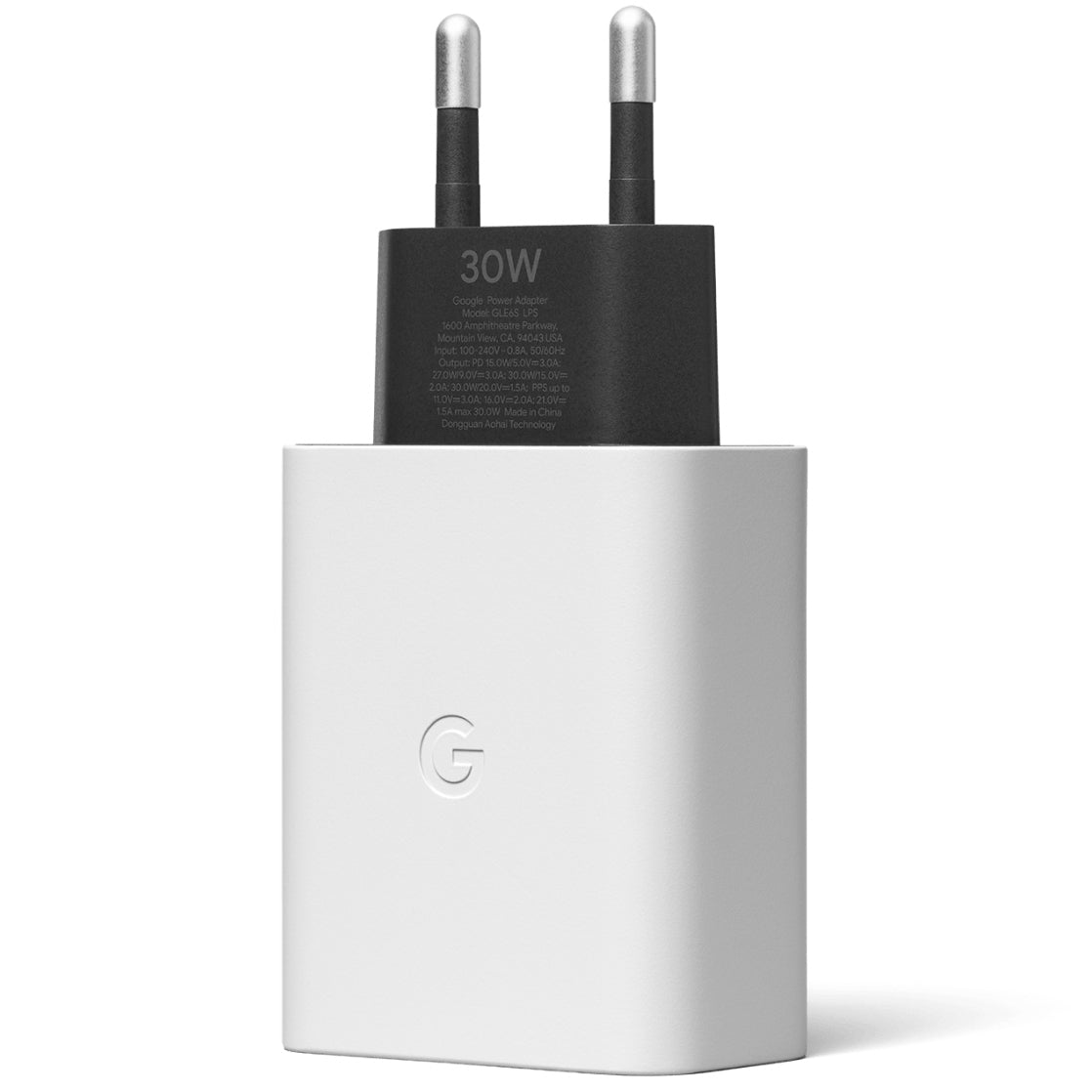 Cargador de red de Google, 30 W, 3 A, 1 x USB-C, blanco GA03502-EU