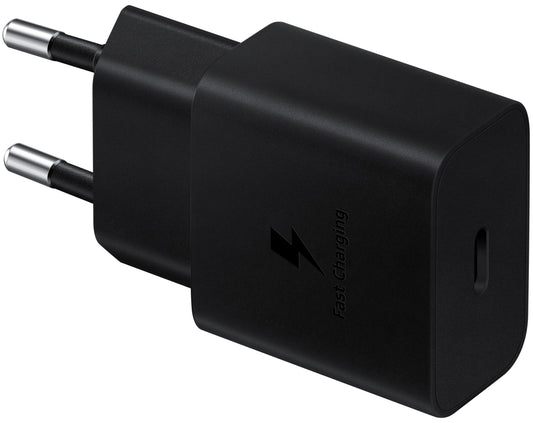 Cargador de red Samsung, 15 W, 2 A, 1 x USB-C, negro EP-T1510NBEGEU