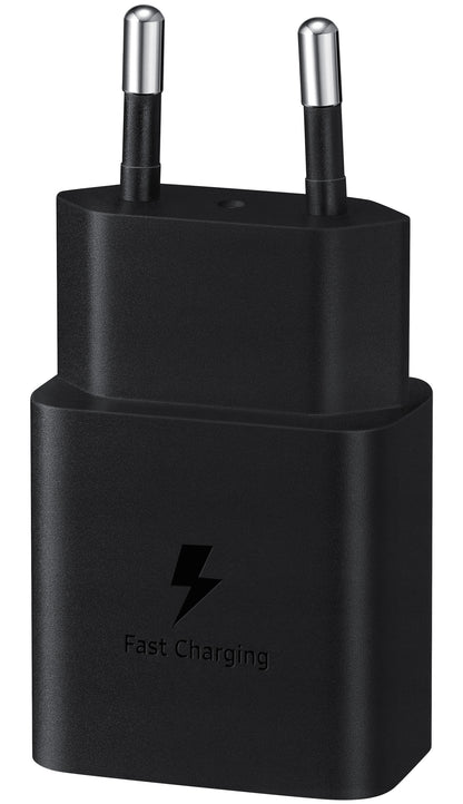 Cargador de red Samsung, 15 W, 2 A, 1 x USB-C, negro EP-T1510NBEGEU