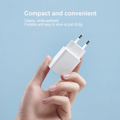 Cargador de red Xiaomi, 20W, 3A, 1 x USB-C, Blanco BHR4927GL