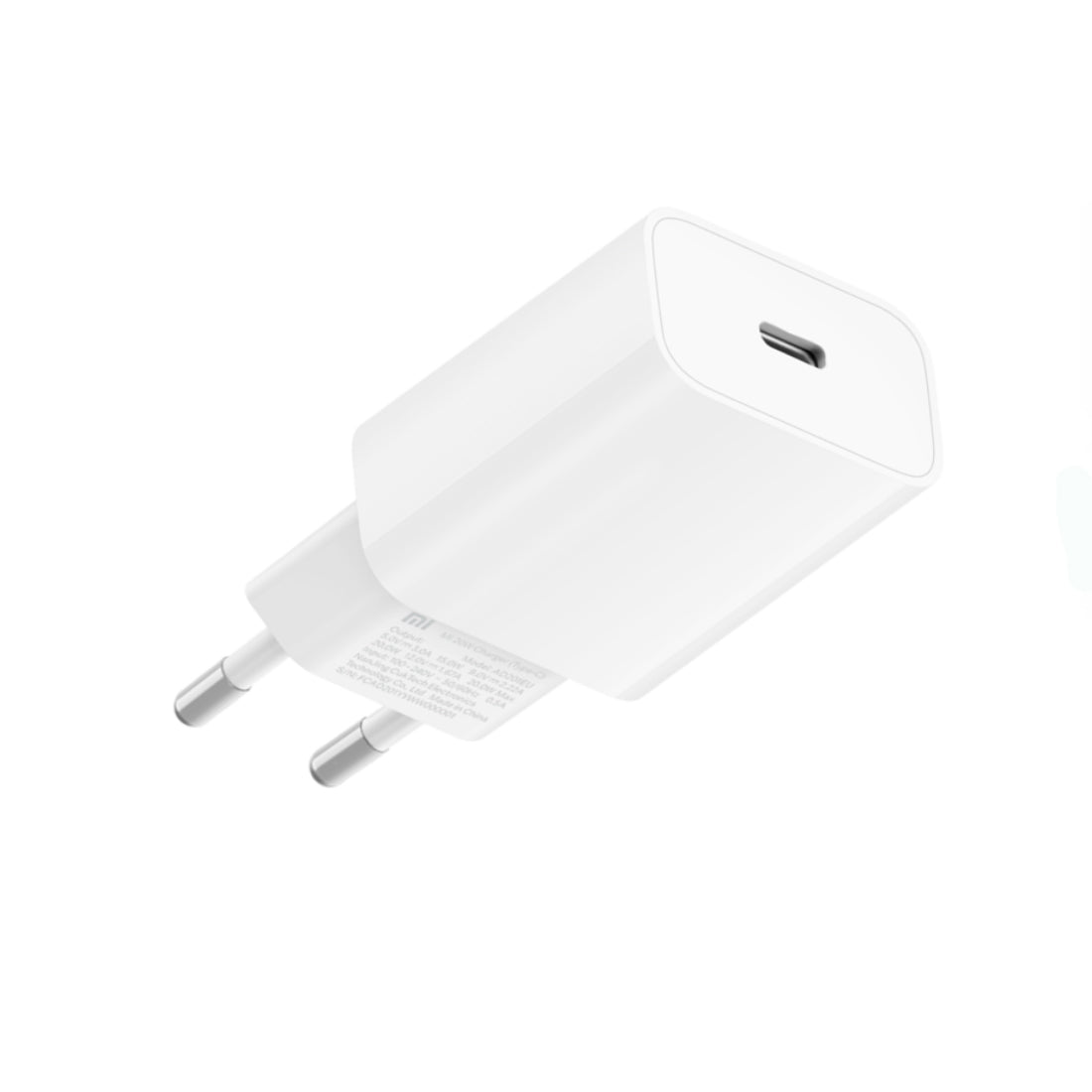 Cargador de red Xiaomi, 20 W, 3 A, 1 x USB-C, blanco BHR4927GL