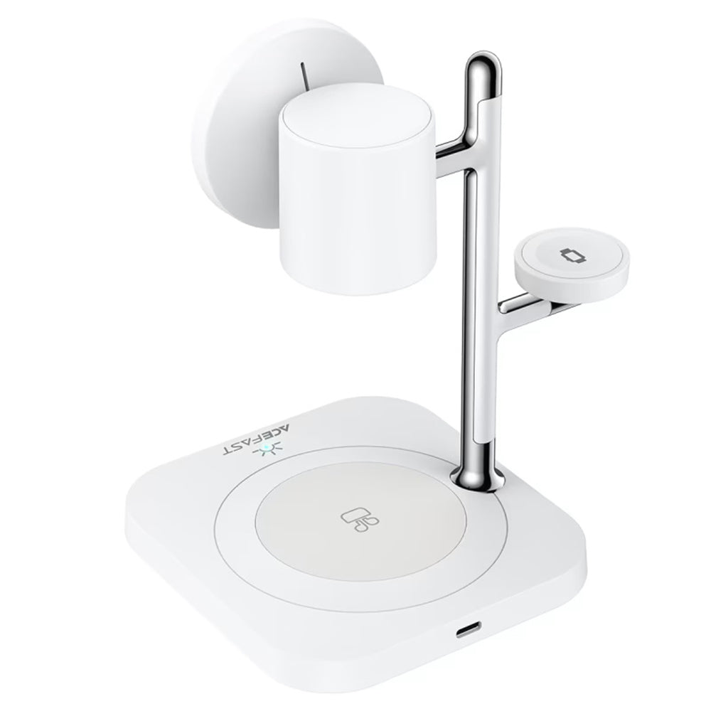 Cargador de Red Inalámbrico Acefast E39 3en1, 32.5W, Blanco