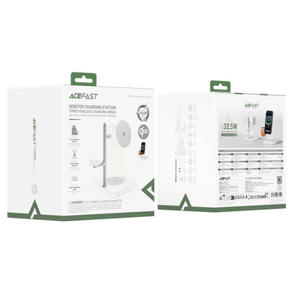 Cargador de Red Inalámbrico Acefast E39 3en1, 32.5W, Blanco