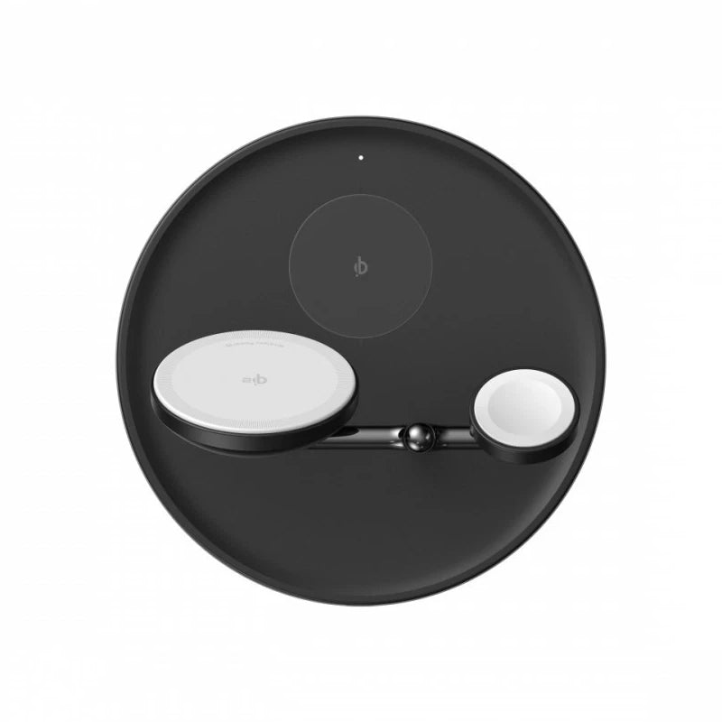 Cargador de Red Inalámbrico Anker MagGo 3in1, 25W, 1.67A, Negro B25M3311