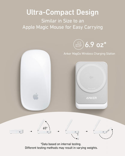 Anker MagGo 3in1 Wireless Network Charger, 15W, 1.67A, White B2557321