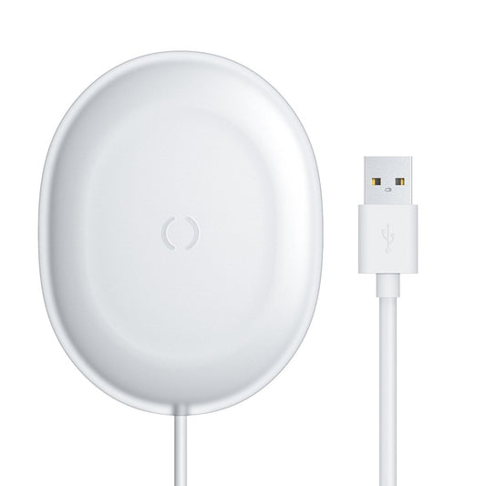 Cargador de Red Inalámbrico Baseus Jelly, 15W, 1.67A, Blanco WXGD-02