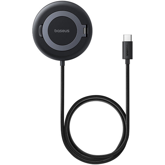 Cargador de Red Inalámbrico Baseus Simple Mini4, 15W, 1.67A, Negro P10273300121-01
